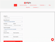 Tablet Screenshot of coseinpro.com